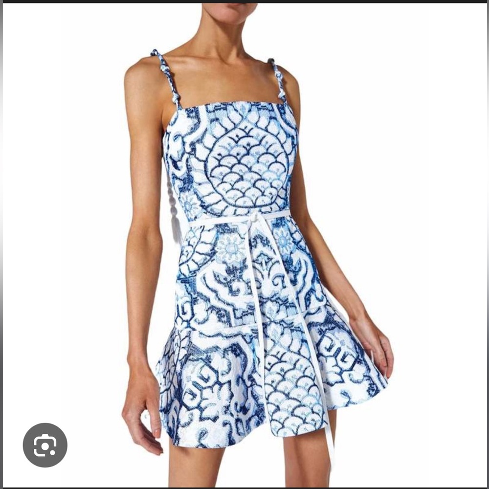 Alexis Zinnia Blue and White Dress (MISSING THE WHITE STRING)